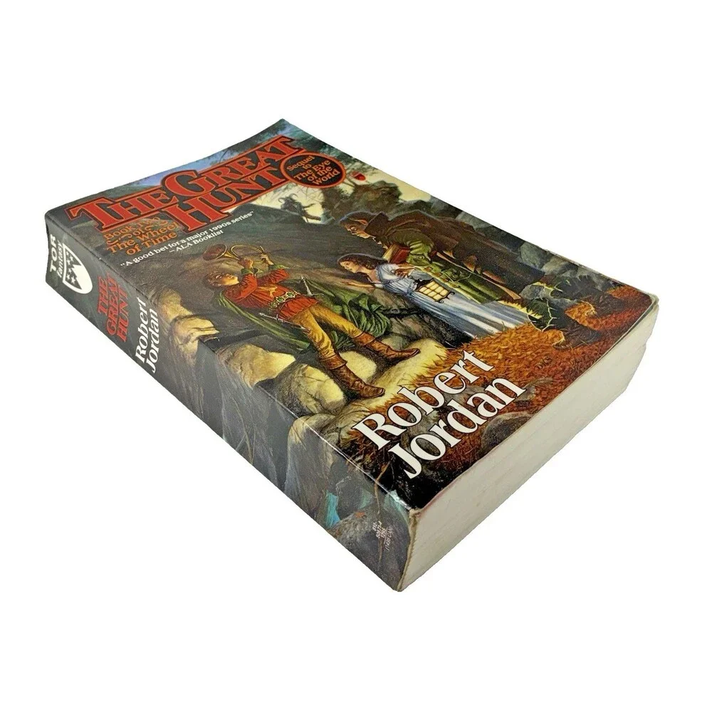 The Great Hunt by Robert Jordan Vintage Tor First Edition Paperback